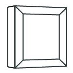 Geometric Curves Of Seduction Framed Print